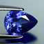 1.43 ct AAAA Astonishing Pear (8.25 x 6.12 mm) Purplish Blue Tanzanite Gemstone