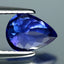 1.43 ct AAAA Astonishing Pear (8.25 x 6.12 mm) Purplish Blue Tanzanite Gemstone