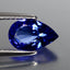 1.18 ct AAAA Astonishing Pear (8.98 x 5.84 mm) Purplish Blue Tanzanite Gemstone