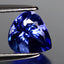 1.40 ct AAAA Superior Pear Cut (7.47 x 7.00 mm) Purplish Blue Tanzanite Gemstone