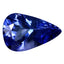 1.36 ct AAAA Superior Pear Cut (9.29 x 6.05 mm) Purplish Blue Tanzanite Gemstone