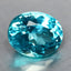 1.08 ct Oval Cut (6.82 x 5.45 mm) Natraul Brazil Paraiba Blue Apatite Gemstone