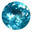 0.85 ct Round Cut (6.22 x 6.19 mm) Natraul Brazil Paraiba Blue Apatite Gemstone