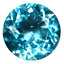 0.87 ct Round Cut (6.10 x 6.09 mm) Natraul Brazil Paraiba Blue Apatite Gemstone