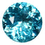 0.84 ct Round Cut (6.04 x 5.95 mm) Natraul Brazil Paraiba Blue Apatite Gemstone