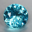 0.84 ct Round Cut (6.04 x 5.95 mm) Natraul Brazil Paraiba Blue Apatite Gemstone