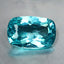 1.12 ct Cushion (7.97 x 5.31 mm) Natraul Brazil Paraiba Blue Apatite Gemstone