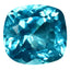 1.00 ct Cushion (5.98 x 5.58 mm) Natraul Brazil Paraiba Blue Apatite Gemstone