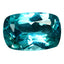 1.10 ct Cushion (7.84 x 5.18 mm) Natraul Brazil Paraiba Blue Apatite Gemstone