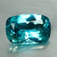 1.10 ct Cushion (7.84 x 5.18 mm) Natraul Brazil Paraiba Blue Apatite Gemstone