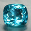 0.96 ct Cushion (6.17 x 5.66 mm) Natraul Brazil Paraiba Blue Apatite Gemstone