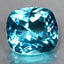 0.93 ct Cushion (6.00 x 5.56 mm) Natraul Brazil Paraiba Blue Apatite Gemstone