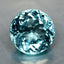 1.85ct Round Cut (7.37 x 7.37 mm) Natraul Brazil Sky Blue Apatite Loose Gemstone