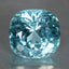 1.53 ct Cushion Cut (6.17 x 6.10 mm) Natraul Brazil Sky Blue Apatite Gemstone