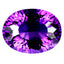 13.28 ct Oval (17.73 x 13.47 mm) Brazil Natural Purple Amethyst Loose Gemstone
