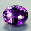 14.65 ct Oval (17.62 x 14.25 mm) Natural Brazil Purple Amethyst Loose Gemstone