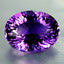 12.18 ct Oval (17.15 x 13.27 mm) Brazil Natural Purple Amethyst Loose Gemstone