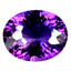 12.40 ct Oval (16.64 x 13.46 mm) Natural Brazil Purple Amethyst Loose Gemstone
