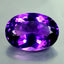 13.03 ct Oval (18.55 x 13.23 mm) Brazil Purple Natural  Amethyst Loose Gemstone