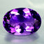 12.18 ct Oval (18.16 x 13.05 mm) Brazil Natural Purple Amethyst Loose Gemstone