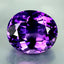 8.70 ct Oval (14.11 x 12.07 mm) Brazil Natural Purple Amethyst Loose Gemstone