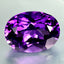 11.25 ct Oval (16.15 x 12.08 mm) Natural Brazil Purple Amethyst Loose Gemstone