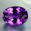 10.88 ct Oval (16.17 x 11.96 mm) Natural Brazil Purple Amethyst Loose Gemstone