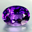 10.14 ct Oval (16.12 x 12.07 mm) Brazil Natural Purple Amethyst Loose Gemstone