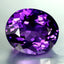 9.37 ct Oval (14.17 x 12.11 mm) Natural Brazil Purple Amethyst Loose Gemstone