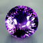 14.91 ct Round Cut (15.43 x 15.43 mm) Brazil Natural Purple Amethyst Gemstone