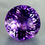 18.37 ct Round (16.54 x 16.65 mm) Brazil Natural Purple Amethyst Loose Gemstone
