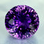 10.64 ct Round (13.67 x 13.58 mm) Brazil Natural Purple Amethyst Loose Gemstone