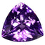 15.20 ct Trillion (17.48 x 17.38 mm) Brazil Natural Purple Amethyst Gemstone