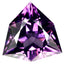 11.24 ct Trillion (16.22 x 16.18 mm) Brazil Natural Purple Amethyst Gemstone