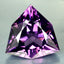 11.24 ct Trillion (16.22 x 16.18 mm) Brazil Natural Purple Amethyst Gemstone