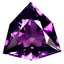10.33 ct Trillion (16.25 x 16.26 mm) Brazil Natural Purple Amethyst Gemstone