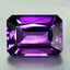 8.43 ct Emerald (14.32 x 10.53 mm) Brazil Natural Purple Amethyst Loose Gemstone