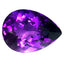 11.03 ct Pear (17.85 x 13.03 mm) Brazil Natural Purple Amethyst Loose Gemstone