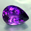 11.03 ct Pear (17.85 x 13.03 mm) Brazil Natural Purple Amethyst Loose Gemstone