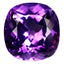11.24 ct Cushion Cut (14.09 x 13.45 mm) Brazil Natural Purple Amethyst Gemstone