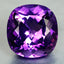 11.24 ct Cushion Cut (14.09 x 13.45 mm) Brazil Natural Purple Amethyst Gemstone