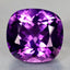 10.49 ct Cushion (13.80 x 13.06 mm) Brazil Natural Purple Amethyst Gemstone