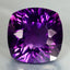8.43 ct Cushion (12.53 x 12.51 mm) Brazil Natural Purple Amethyst Loose Gemstone