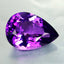 15.52 ct Pear (21.11 x 15.06 mm) Brazil Natural Purple Amethyst Loose Gemstone