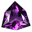 10.30 ct Trillion (16.17 x 16.03 mm) Brazil Natural Purple Amethyst Gemstone
