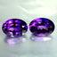 12.58 ct (2pcs) MATCHING PAIR Oval Shape (14.06 x 10.15 mm) Purple Amethyst