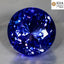 GIA Certified 9.96 ct AAAA Round (12.93 x 12.88 mm) Natural D'Block Tanzanite