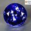 GIA Certified 29.34 ct AAAA Round (18.40 x 18.35 mm) Natural D'Block Tanzanite