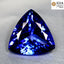 GIA Certified 13.17ct AAAA Trillion (16.04 x 15.97 mm) Natural D'Block Tanzanite