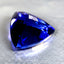 GIA Certified 9.17 ct AAAA Trillion (12.85 x 12.70 mm) Natural D'Block Tanzanite